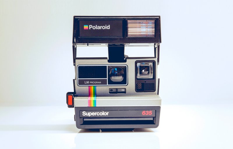 alte Polaroid-Kamera