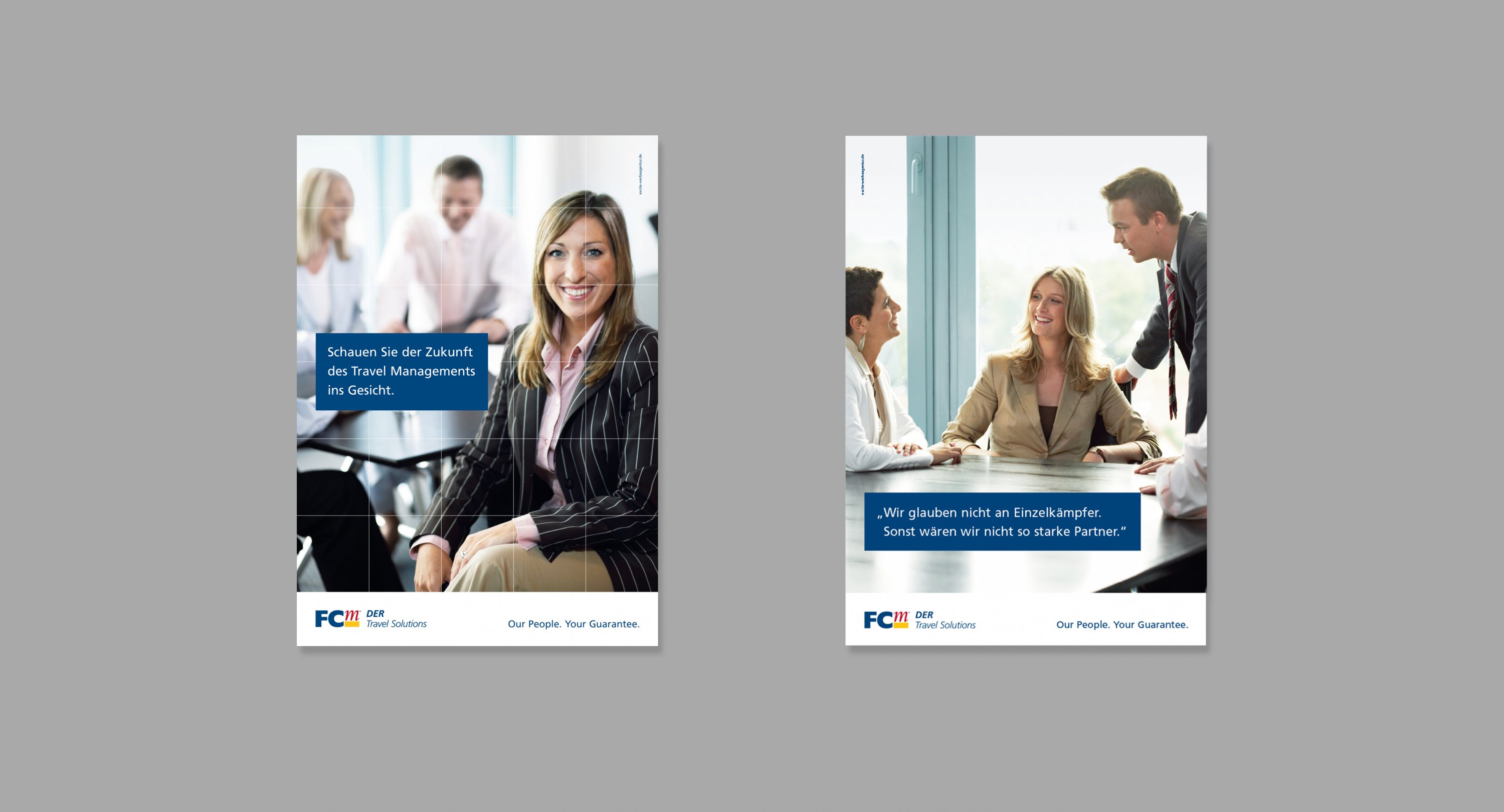 Excite Werbeagentur FCm zwei Anzeigen