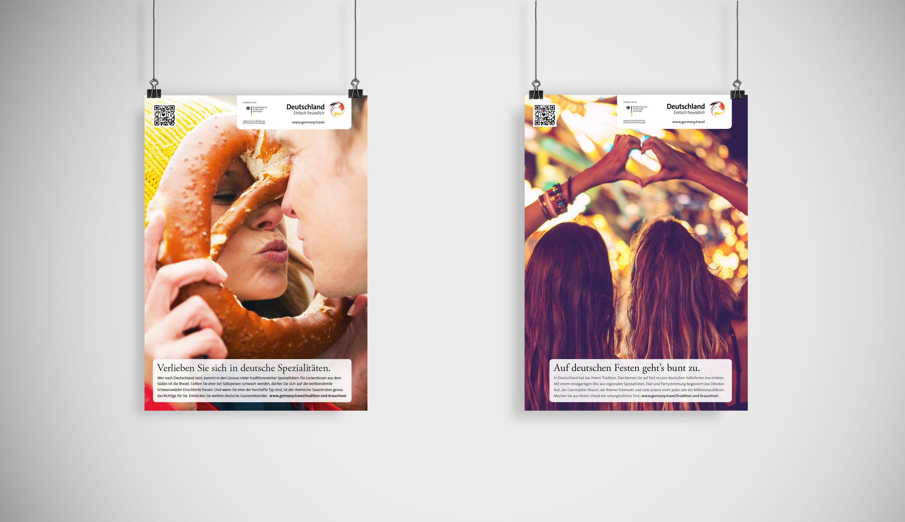 Excite Werbeagentur DZT zwei Plakate