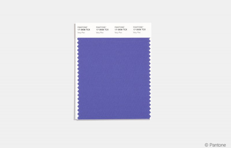 Farbkarte Pantone Very Peri